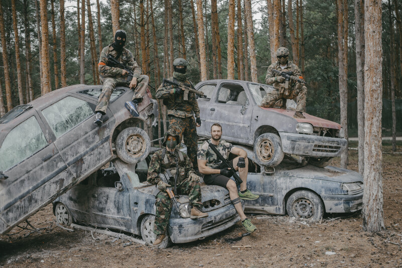 Airsoft Forest War Games by Rafael Heygster / laif