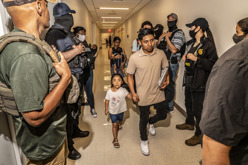 ICE at 26 Federal Plaza by Mark Peterson