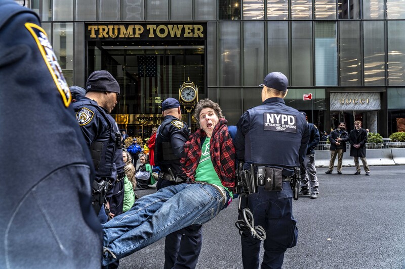 Extinction Rebellion Protest on Earth Day by Mark Peterson