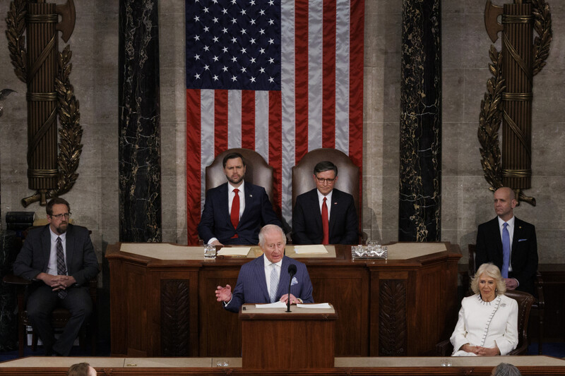 King Charles Address to Congress by Jim Bourg & Jemal Countess