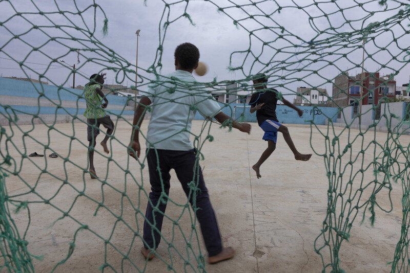 Youth Soccer in Cape Verde by Jonathan Browning