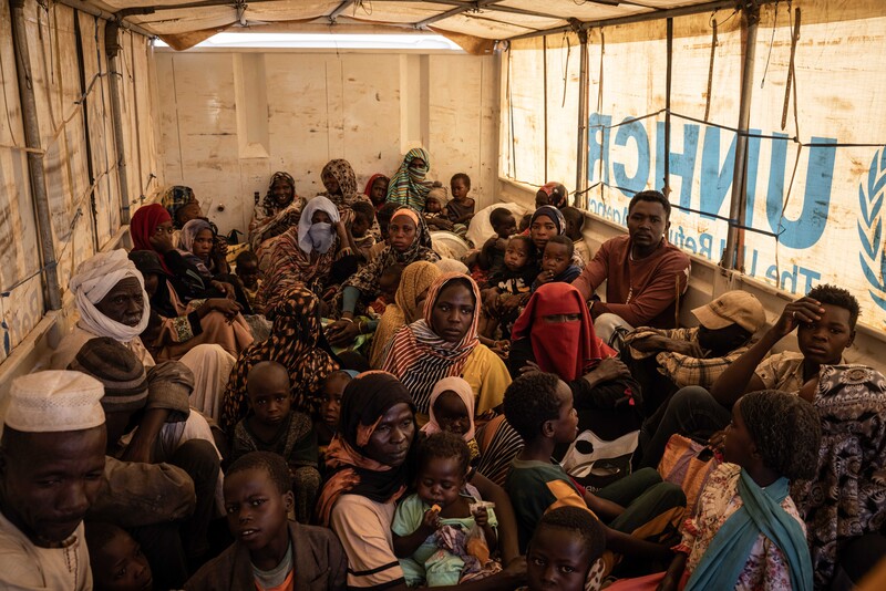 Sudanese Refugees in Chad by Ed Ram