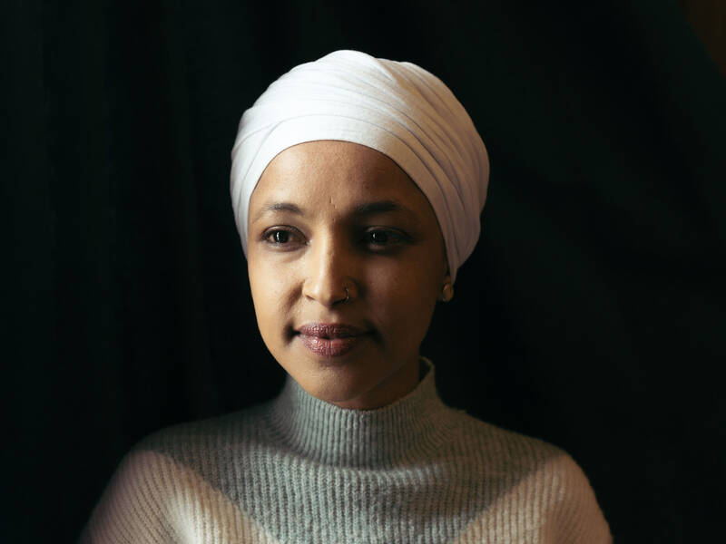 Ilhan Omar by Caroline Gutman / Guardian / eyevine