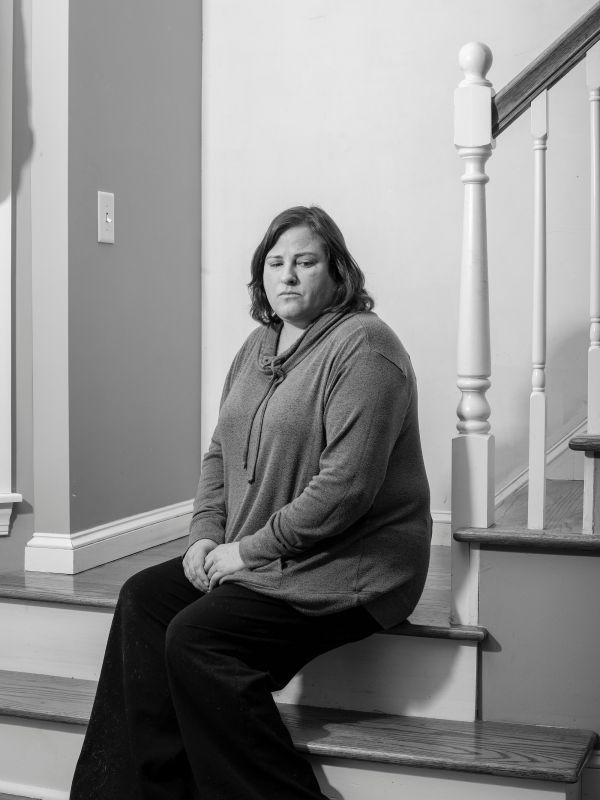 Rebecca Sarnicky poses for a portrait in her home in Allentown, Pennsylvania on Sunday, January 20, 2019.