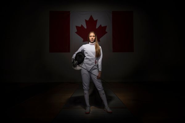 Portraits and action photos at Dynamo Fencing.
