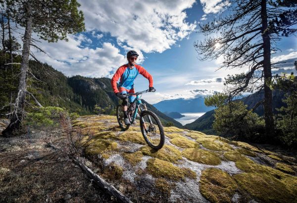 Anthony Boussetta Mountain Biking in Squamish