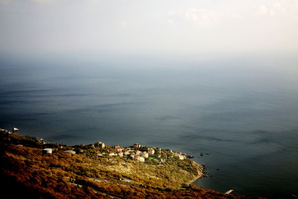 A scene of Black Sea in Yalta region in Crimea. Crimea is an autonomous republic of Ukraine, located in the south of the country on the Black Sea, A scene of Black Sea in Yalta region in Crimea. Crimea is an autonomous republic of Ukraine, located in the south of the country on the Black Sea, and the majority is absolutely Russians. and the majority is absolutely Russians.