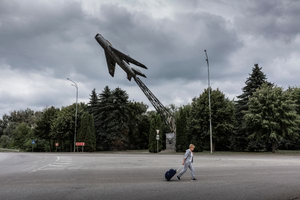 Soviet monument. July 2021, Dubno, Ukraine.