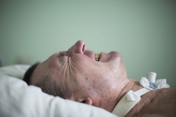Oleksandr Kharin, 46, from Simpheropol in Crimea, is a husband and father of two teenagers.