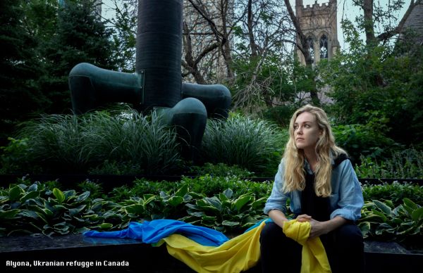 Alyona, Ukrainain refugee in Canada