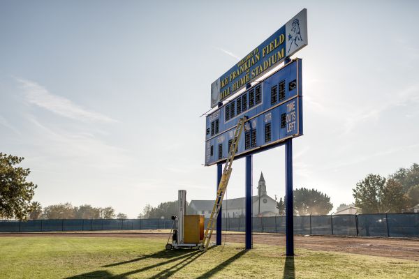 Football Field Sign
