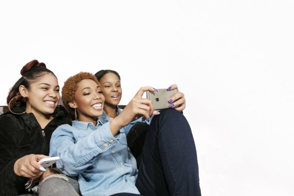 Friends Taking Selfie