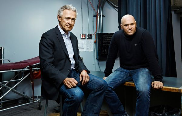 Tom Wright and Dana White