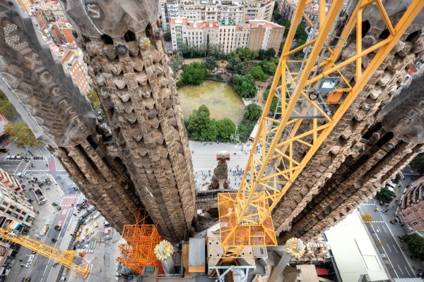 View of the Sagrada Familia