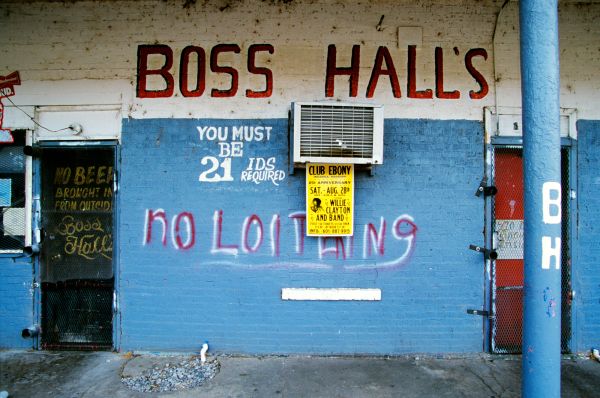 Boss Halls, Leland Mississippi. Selections for the series "Along the Blues Highway".
