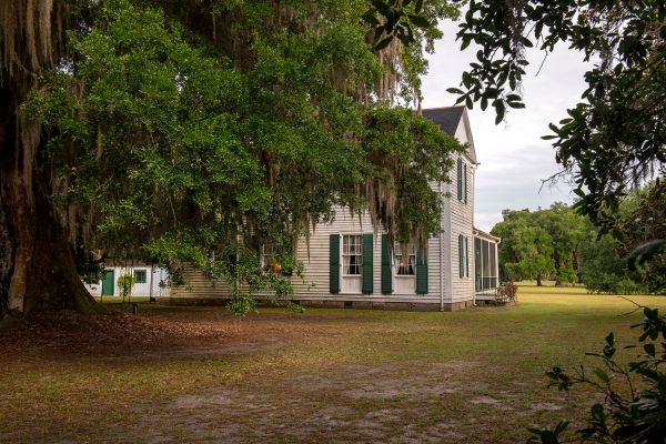 Friday, June 4th, 2021, Brunswick, GA, Hofwyl-Braodfield Plantation, Main house.
