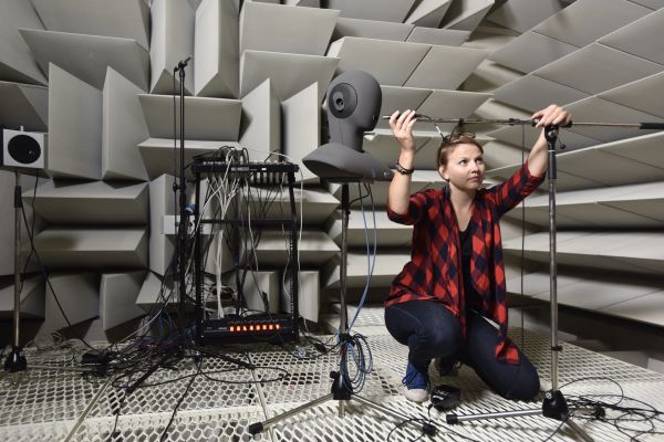Employees at Gdansk Intel campus