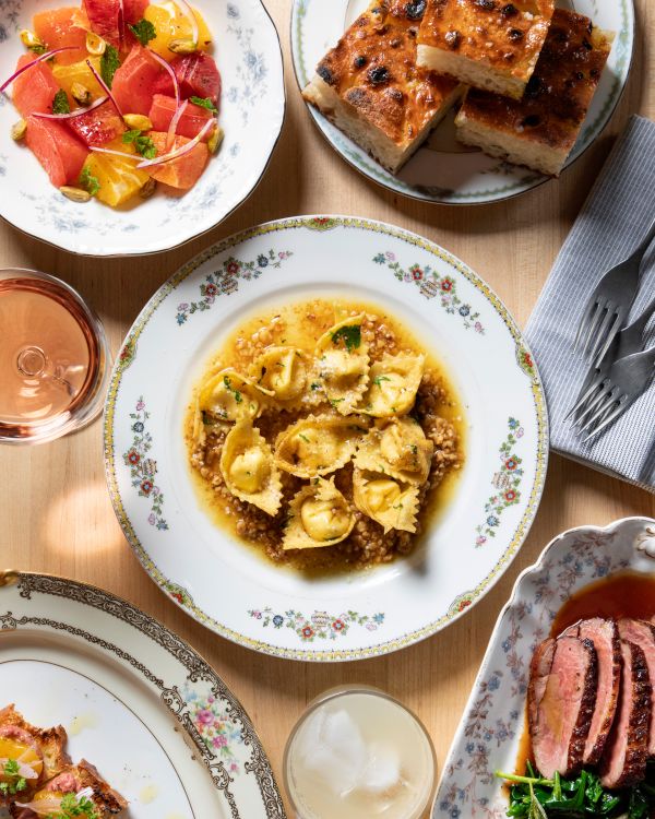 Totelletti della Casa al Salsa di Noce (center) at Ca' Lucchenzo in Wauwatosa, for MIlwaukee Magazine Best Restaurants, March 2023.
